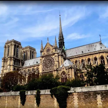 דירה Unique Parisian Loft At The Classy St Germain פריז